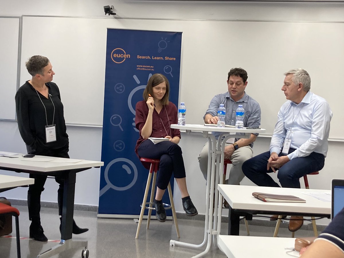 Very engaging discussion <a href="/eucen/">eucen Network</a> autumn seminar about industry-academic engagement. Great to have perspectives from industry, university &amp; learner. By working together in partnership we can co-create an exciting future of #lifelonglearning