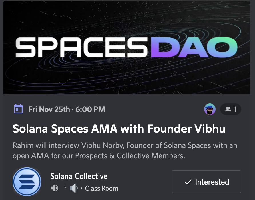 1/ If you haven't already applied to Solana Collective, I encourage you to do so now: solana.com/collective

Our members get exclusive benefits for quality participation within our core community, including access to alpha sessions. 

Next up is founder <a href="/vibhu/">vibhu</a> 🪐 <a href="/Spaces_DAO/">SpacesDAO</a> ✨