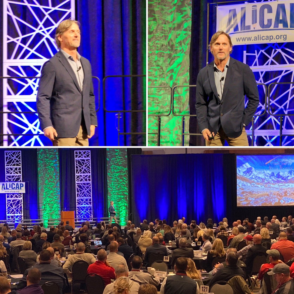 Climbing through storms … the 2022 State Education Conference opens with <a href="/Jeff_B_Evans/">Jeff B Evans</a> addressing a packed house. #liveNASB #weLIVEhere