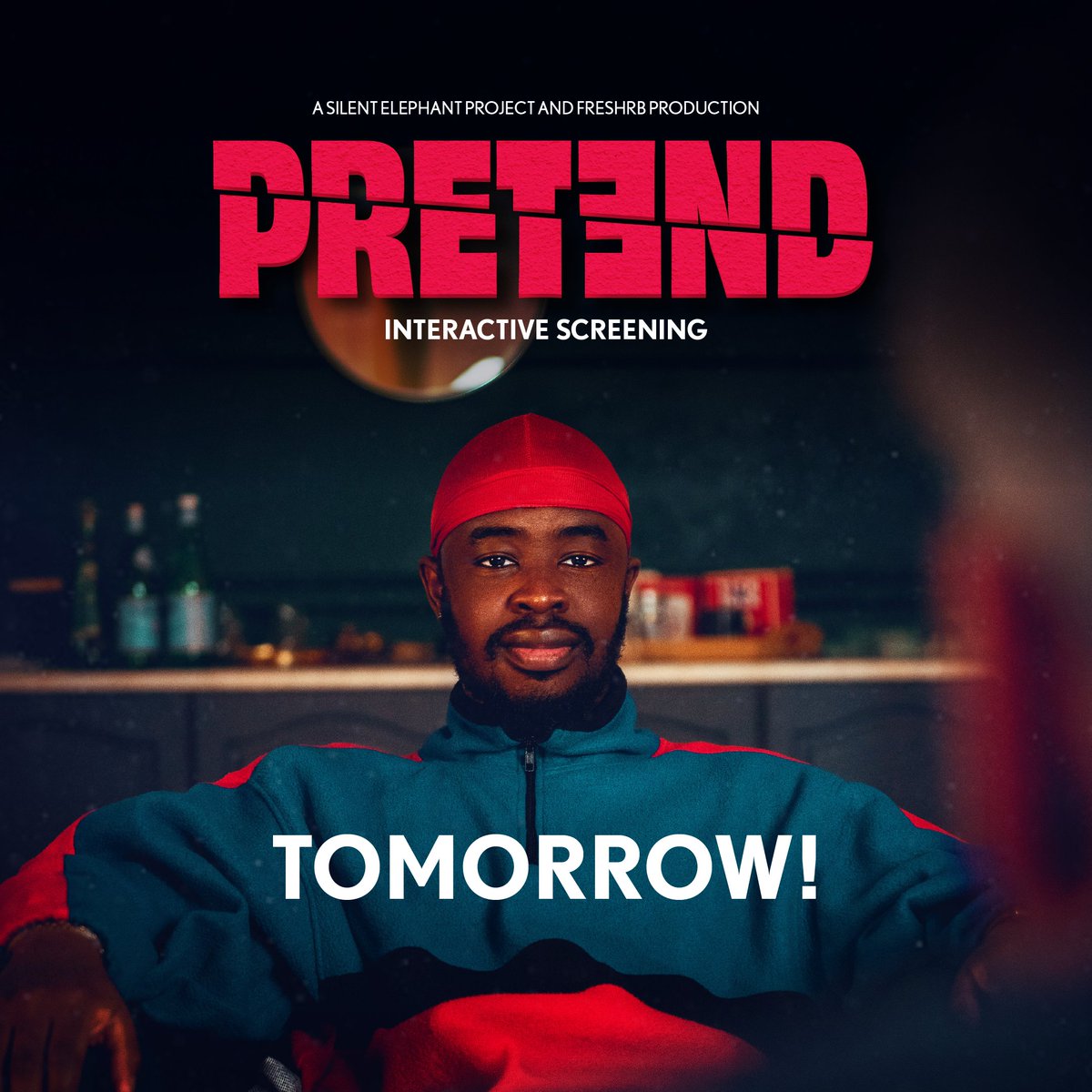 FreshrbCIC's tweet photo. Tomorrow is the day we've been waiting to share with you for what feels like the longest of times. We can't wait to see you there @ 6pm! 🍿
@ArbetaMcr
#Pretendless #SilentElephantProject https://t.co/c0EUpMxZzo