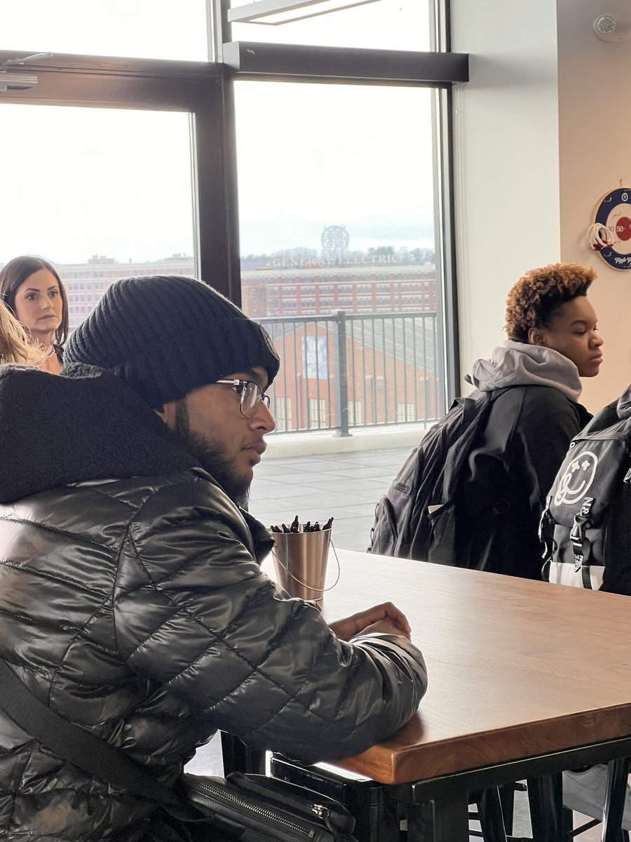 SCSchools's tweet image. STEM Leadership Community visits @JahnelGroup today to learn about career opportunities right here in downtown Schenectady. @ClassPreston @MrDennisGreen @AnibalSolerJr