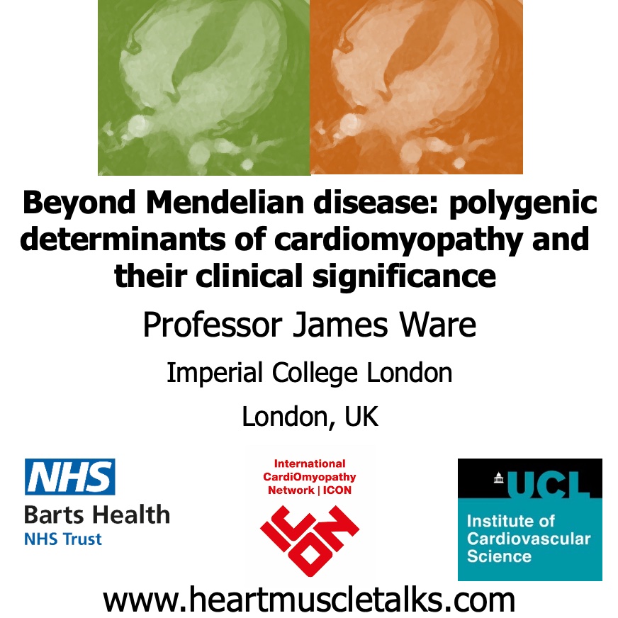 heartmuscletalk's tweet photo. We are very excited to be hosting @drjamesware for our next keynote lecture!

Polygenic determinants of cardiomyopathy are increasingly recognised and thus this is a timely opportunity to learn from the experts.

Join us:
🗓25/11/2022
🕟15:00 (GMT)
👉https://t.co/Qn7MNzUh66 https://t.co/ktE3wCbdMX
