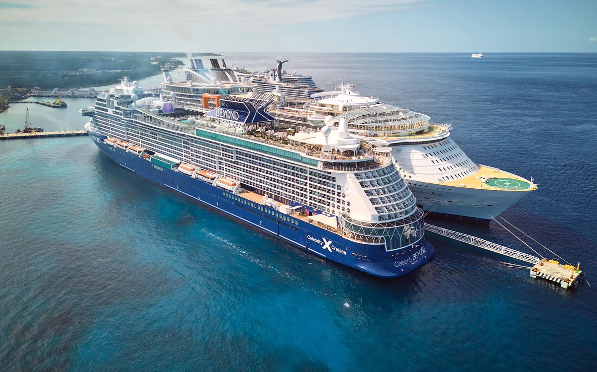 codigo9noticias's tweet photo. En #QuintanaRoo la llegada de cruceros está superando todas las expectativas. Del 14 al 20 de noviembre se registraron 26 operaciones en los muelles de #Cozumel
El Nuevo Acuerdo es impulsar y diversificar el turismo  para que el bienestar se compartan en todo el estado. https://t.co/c16B9mtI3p