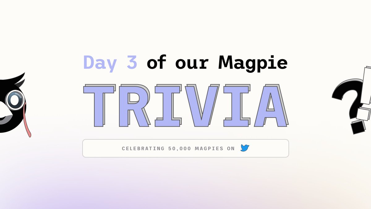 Fly (prev. Magpie Protocol) tweet media
