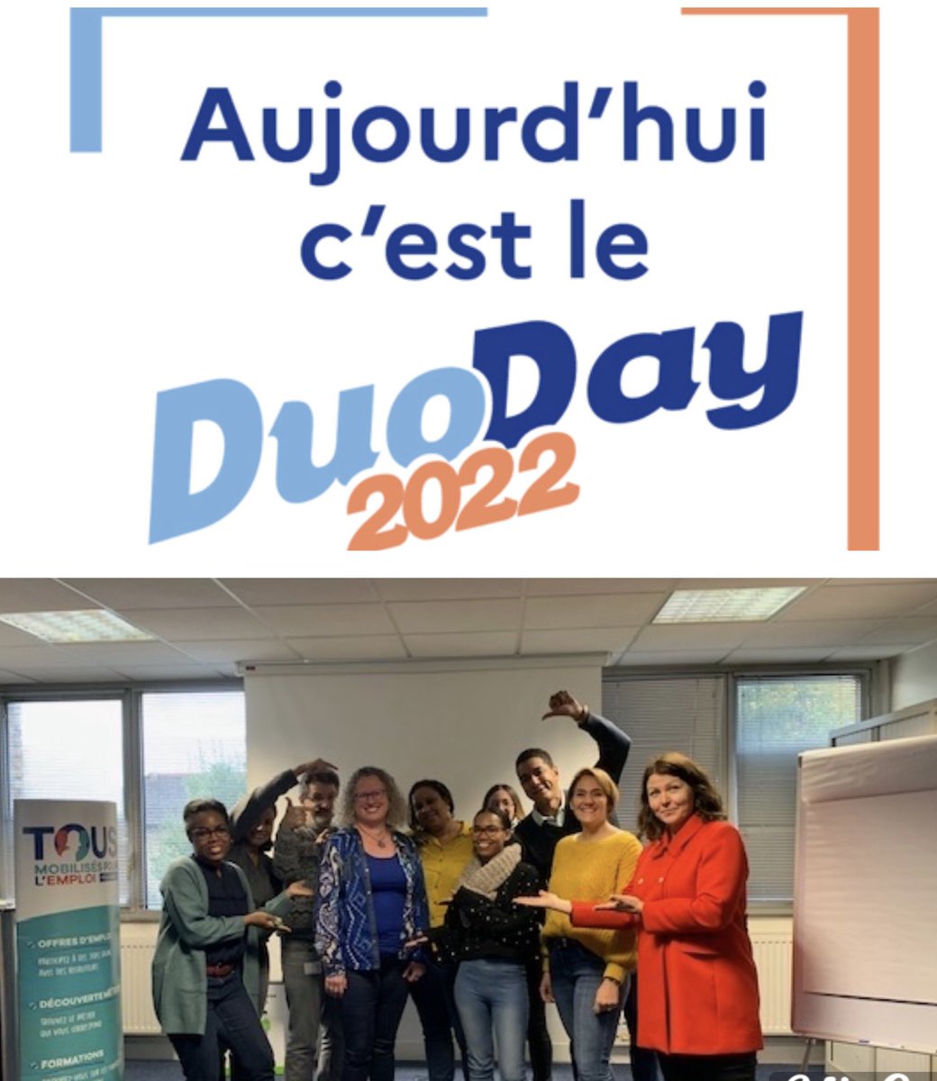 À l’occasion de la journée Duoday 2022, notre agence Pôle Emploi de Brunoy a accueilli une personne en situation de handicap pour lui faire découvrir nos métiers #DuoDay2022 @poleemploi_IDF <a href="/CDEssonne/">Département de l'Essonne</a> #SEEPH2022