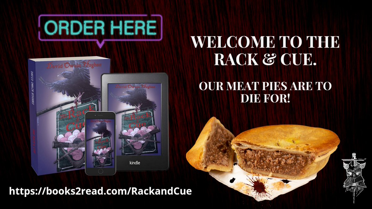 <a href="/DOHUGHES32/">David Owain Hughes</a>'s THE RACK &amp; CUE is now LIVE on Amazon. Paperback to follow. 

Grab a pint and fight for your life.

books2read.com/RackandCue

 #horror #billiards #HorrorFamily #ebook #kindleunlimited