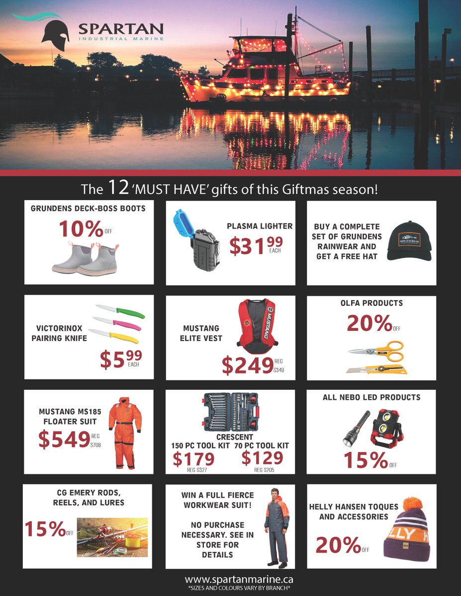 GIFTMAS SALE ALERT!

Over the holiday season, we will be offering various sales on items in-store. Looking for the perfect stocking stuffer or unsure of what to buy? Check out our deals that will be running from Nov 14th-December 25th.  

Contact us:  buff.ly/2DNKgeu