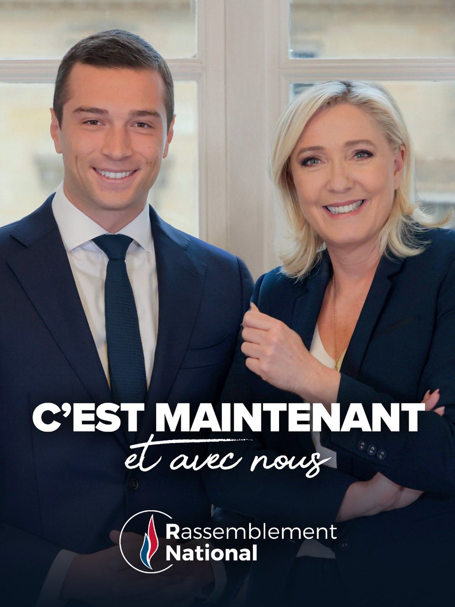 J_Bardella's tweet photo. C’est maintenant et avec nous ! https://t.co/vFsOVsuufe