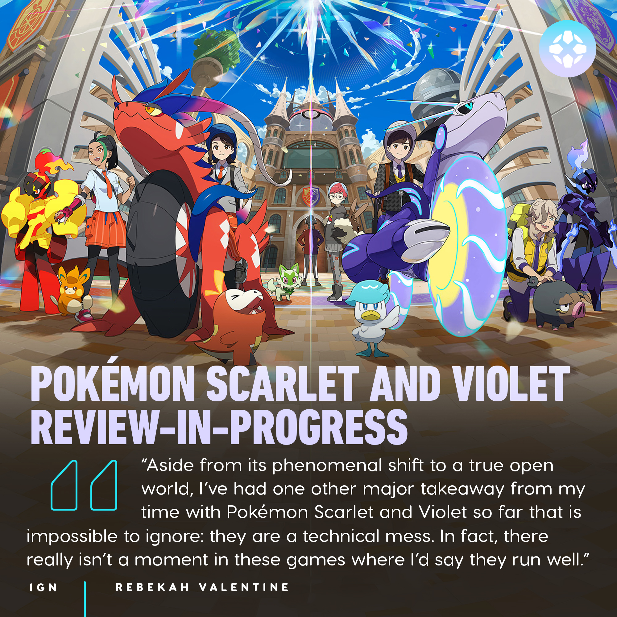 Pokémon Scarlet and Violet Review in Progress