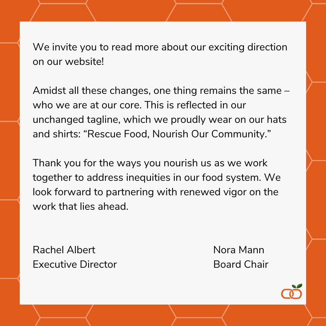 Announcing our new strategic plan and updated mission and vision statements. Learn more on our website: foodlinkma.org/strategic-plan