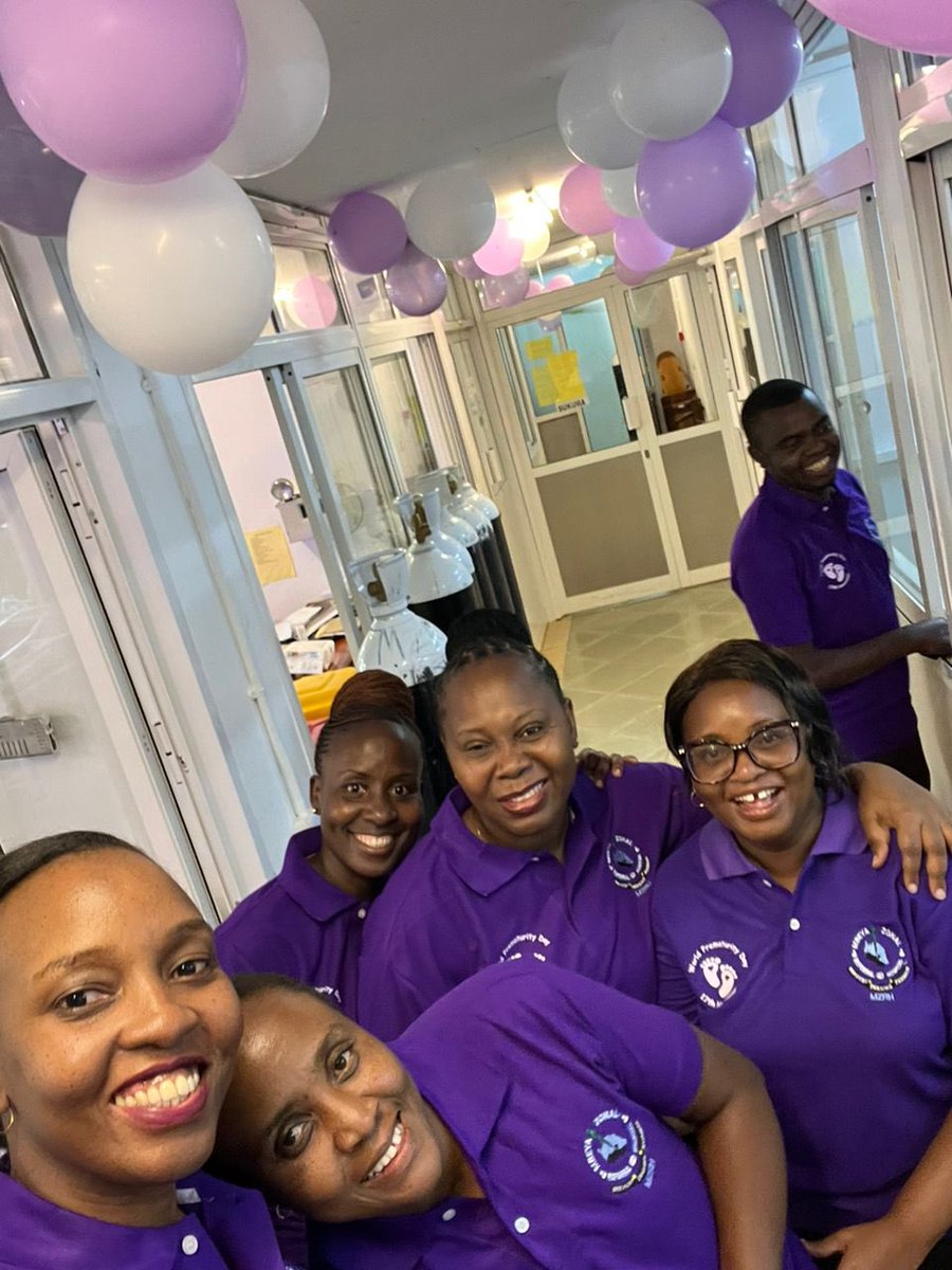 To commemorate World Prematurity Day, we joined hands and went Purple in all our zones💜.

A parent’embrace: a powerful therapy.
Enable skin to skin from the moment of birth.

#WorldPrematurityDay2022 
#Watotokwanza
#leavenochildbehind