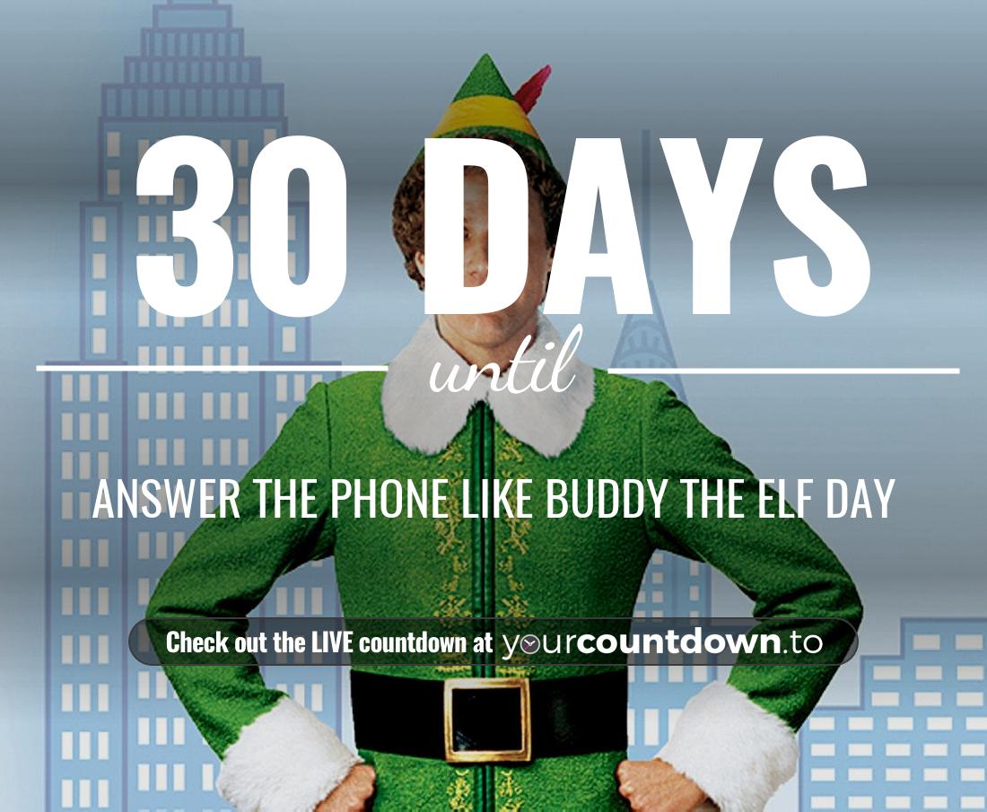 YourCountdown.To - Only 30 more days before The Quintessential