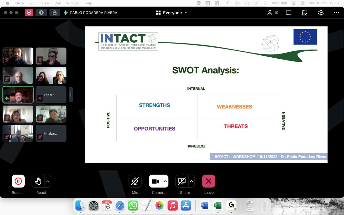 IntactProgetto's tweet image. On the 16th of November the INTACT consortium organized the II INTACT workshop on Economic, commercial and fiscal aspects of the Truffle sector with an interesting debate among the participants. @CNRsocial_ @UniperugiaNews @InfoUMA