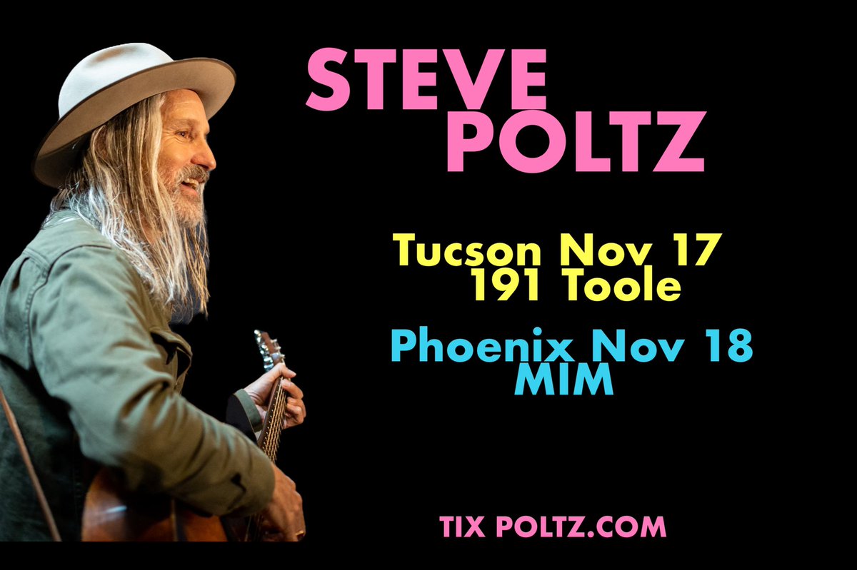 Tonight! <a href="/191toole/">191 Toole</a> in Tucson Arizona! And then tomorrow we have Phoenix. <a href="/MIMphx/">MIM</a>