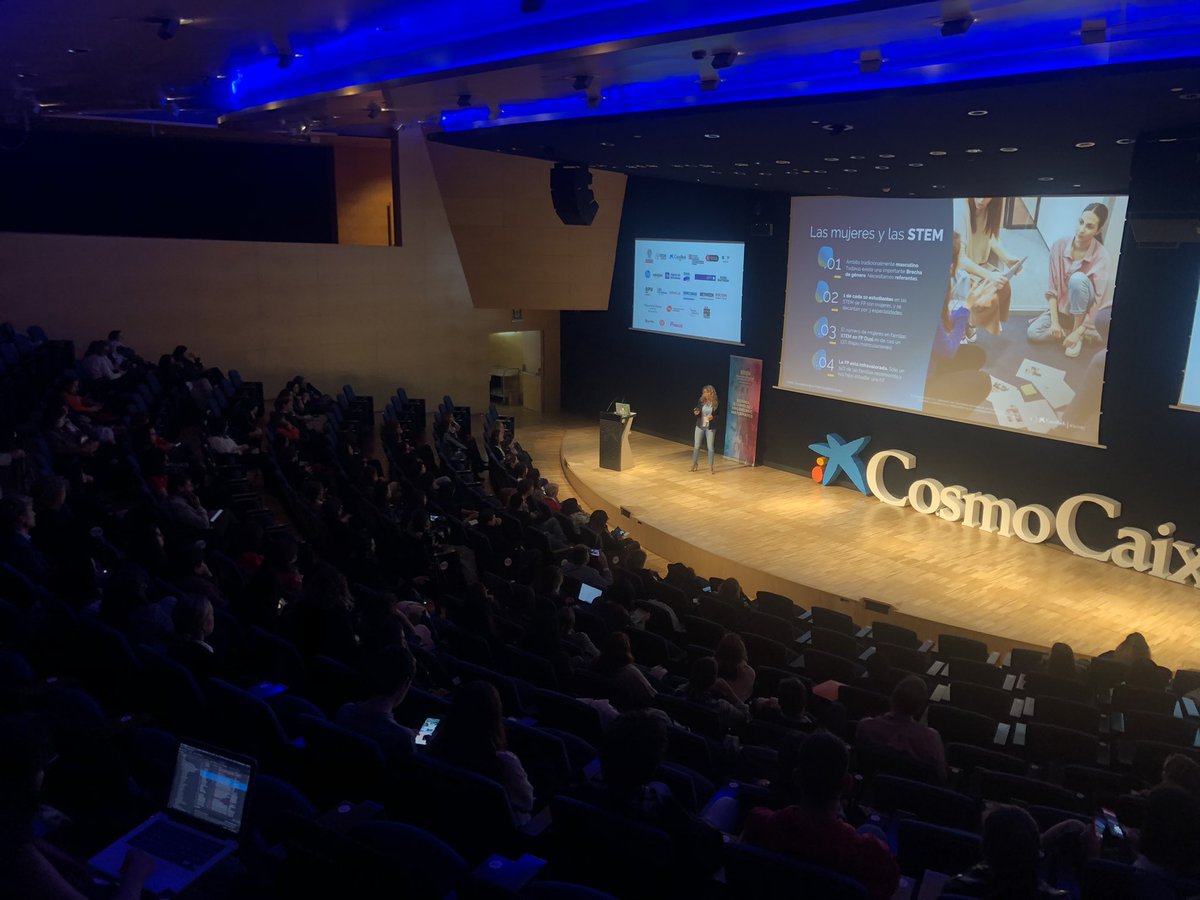 StemwomenEurope's tweet image. 👍🏻🌟#SWC22 CARRERA PROFESIONAL STEM. TALK Crystina Moreno, Directora de Delivery en CaixaBank Tech @caixabank_cat #caixabanktech en #StemWomenCongress @CosmoCaixa_CAT #Barcelona ciudad del #talento #Stem