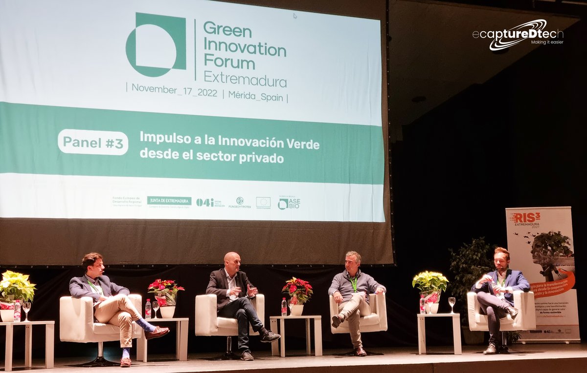 CimaCorporate's tweet photo. Nuestro CEO, Miguel González Cuétara, ha estado durante la mañana de hoy en el Panel #3 “Impulso a la Innovación Verde desde el sector privado”, del evento #GreenInnovationForum.

Hemos debatido sobre la evolución hacia un nuevo modelo económico más verde y #sostenible 🍃 https://t.co/oxXtkR35QL