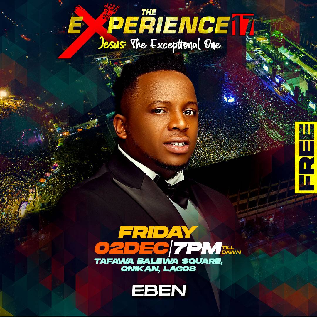 TheExperienceLG's tweet image. Minister @eben_rocks is a vocalist, songwriter and gospel singer. With resounding songs like 'Victory', 'No One Like You' &amp;amp; 'Jesus At The Centre', we are set to experience a great rendition of songs &amp;amp; are equally excited to have him at #TE17 as we unveil #JesusTheExceptionalOne.