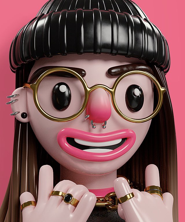 Holidays season 🎄 Im doing portraits for commission, you can print and frame it, use it digital and you can have the 3D obj. as well. You can help me with a rt too 💕