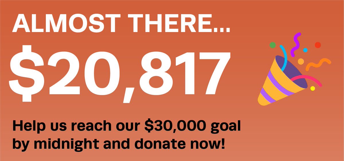 TransitMIA's tweet photo. Almost there… help us reach our $30,000 goal by midnight!!! Donate now at https://t.co/xn8kbK2nLZ https://t.co/V9VjSbHJyA