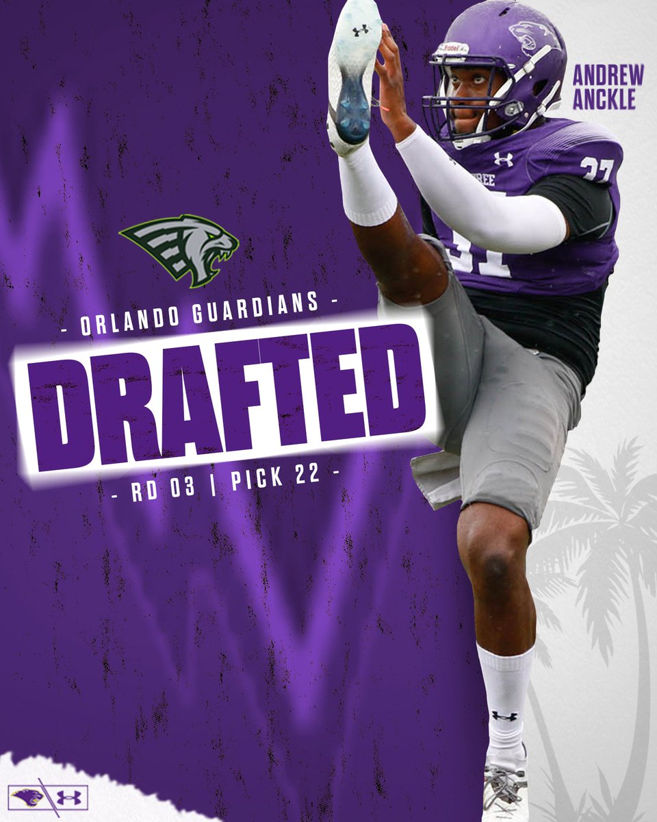 Congrats to our former punter Andrew Anckle on being drafted by the <a href="/XFLGuardians/">Orlando Guardians</a>