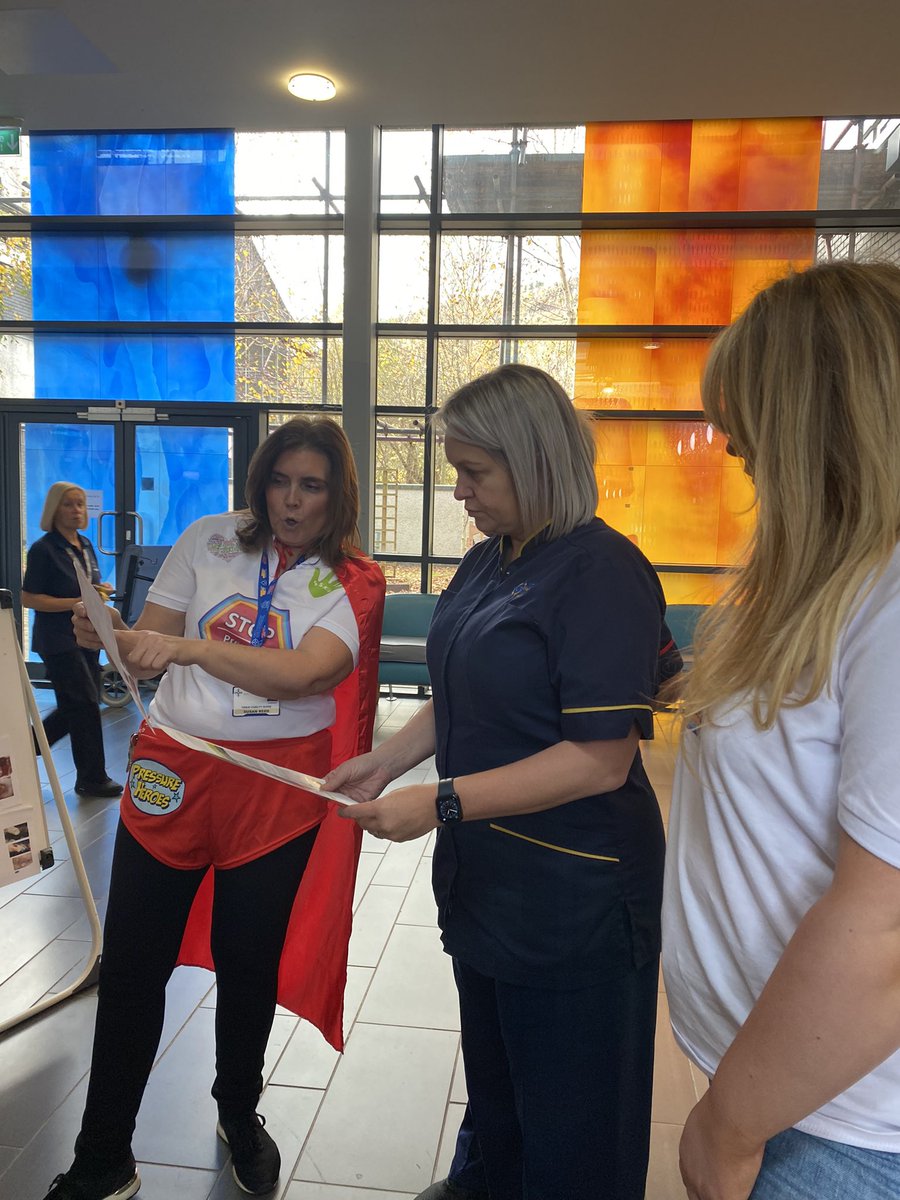 A busy but successful  awareness day <a href="/CwmTafMorgannwg/">Cwm Taf Morgannwg University Health Board</a> for Stop pressure ulcer day . Great engagement from staff and public