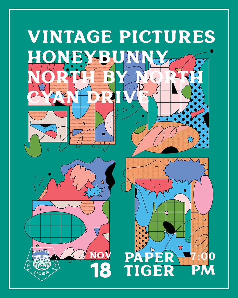 We have a sick show lined up Friday night at <a href="/papertigersa/">Paper Tiger</a> with our homies in <a href="/HoneyBunnySATX/">HoneyBunnySATX</a>, @nxnmusic (Chicago), and #CyanDrive!🤘🏽🎶🖤

#satxmusic #satx #igsatx #do210 #livemusic #newmusic #spotify #applemusic #texasmusic #alternative #postpunk #indie #indierock