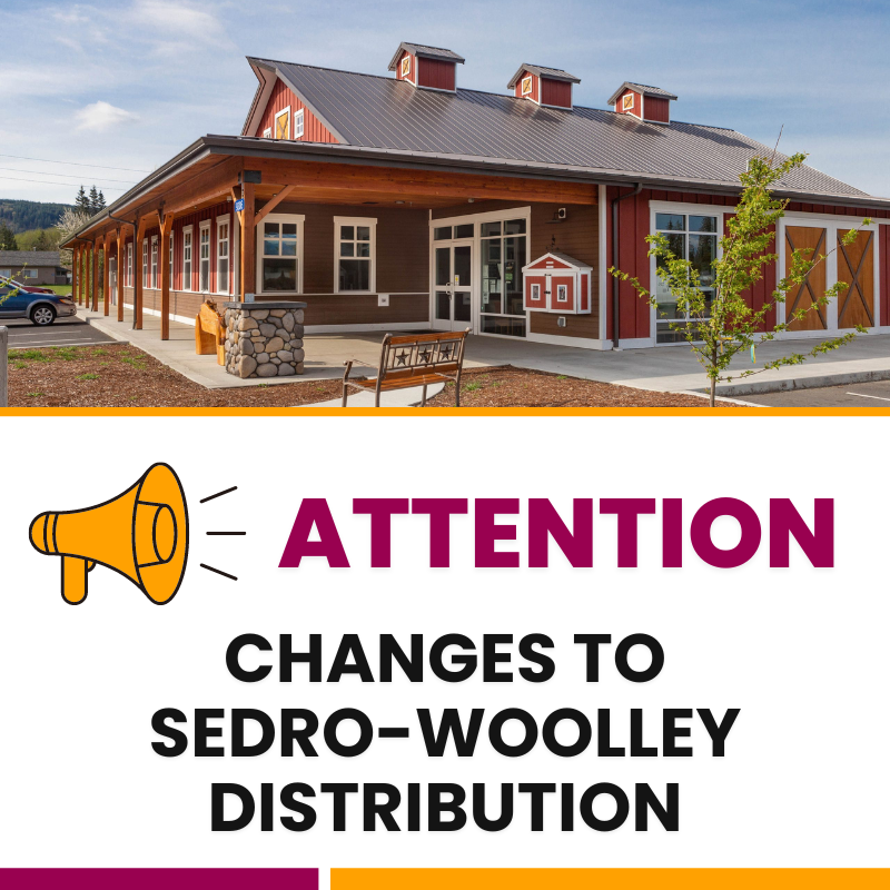 helpinghandsfb's tweet photo. Drive-through check-in will no longer be available outside at our Sedro-Woolley distribution location. Please come into the building to check in. If you need assistance with check-in due to mobility issues, please call the office at 360-856-2211. We would be happy to assist you! https://t.co/JSRShU3GQU
