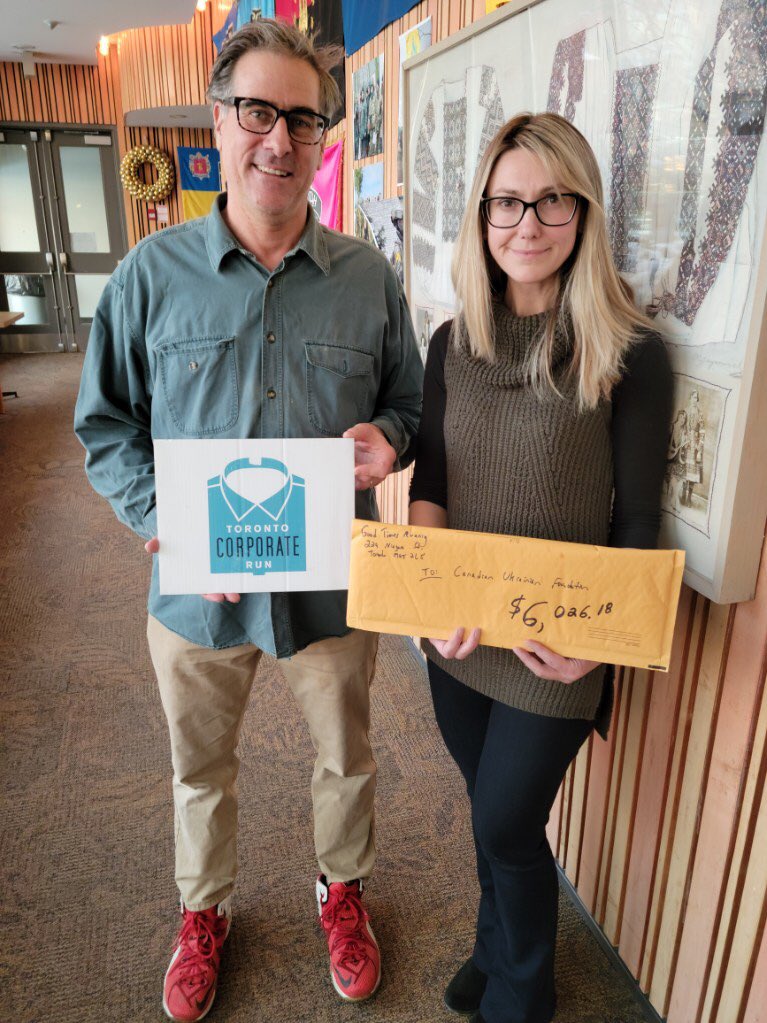 Great to finally catch up and renew our support for 2023 <a href="/ukrcancongress/">Ukrainian Canadian Congress</a> <a href="/CUFCanada/">Canada-Ukraine Foundation Fondation Canada-Ukraine</a> <a href="/GoodTimesRun/">Good Times Running</a> <a href="/TorontoCares/">Toronto Cares</a> #ThursdayThoughts #fundraising #torontocorporaterun