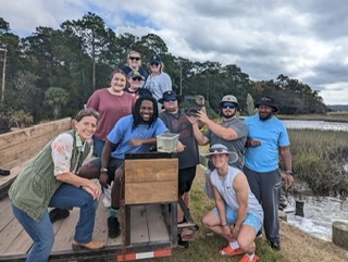 USCBeaufort's tweet photo. Great photos from Spring Island, SC where USCB early elementary and elementary future teaching learned about placed-based life science. These USCB students enjoyed this fantastic field trip to Spring Island! π¦ ποΈπ
#uscb #SpringIsland #education #fieldtrip https://t.co/X9UGPktOGr