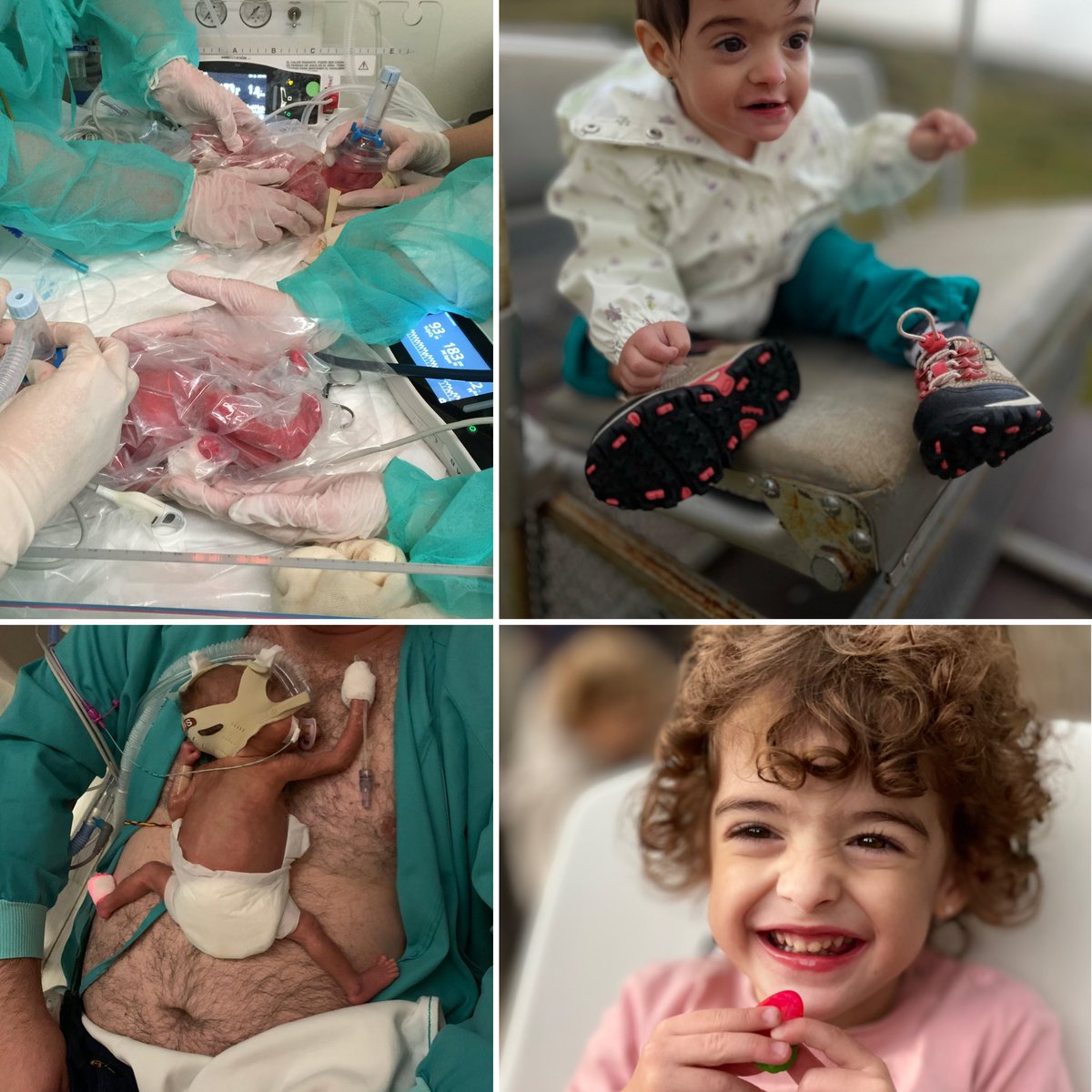 En plena pandemia, Nikté e Itzel llegaron con 26 semanas, después de 83 dias en la #UCIN Nikté lo logro, en este #diadelprematuro quiero dar las gracias por el esfuerzo y humanidad a todos los que trabajan en ellas <a href="/vallhebron/">Vall d'Hebron</a> y tot Catalunya ❤️