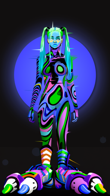 StellaCat4's tweet photo. @CyberBrokers_ Pixie Bolt AI gave my holo legs ... #BrokerLegs #FunkyLegs #alienlegs π https://t.co/qgv4f5AJZV
