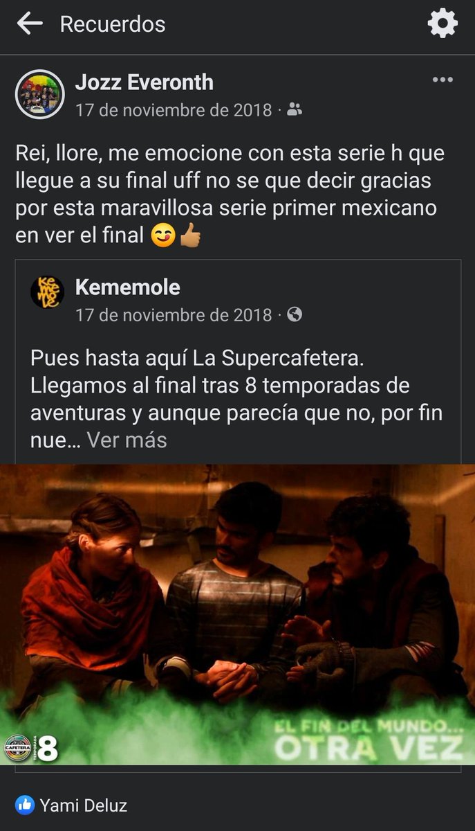 jozz_everonth's tweet photo. HOY HACE 4 AÑOS TERMINABA UNA GRAN HISTORIA Y UNA GRAN SERIE #LaSuperCafetera GRAN CREACION DE @Kememole @VektorJack Y HDCARLOS GRACIAS POR TAN BUENOS MOMENTOS https://t.co/PftS7Halu5