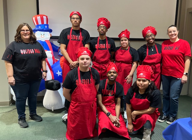 HUGE thank you to <a href="/wk_timberwolves/">WhiteKnollHighSchool</a> Wolf den Deli for the incredible baked potatoes today!!!  What a TREAT!!!