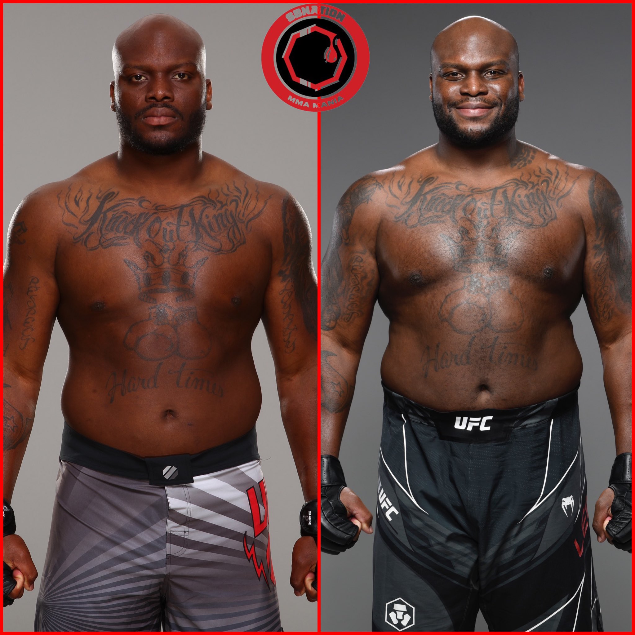 MMA mania on Twitter: "Derrick Lewis in 2014 &amp; 2022 #UFCVegas65  https://t.co/7cHsus20sL" / Twitter