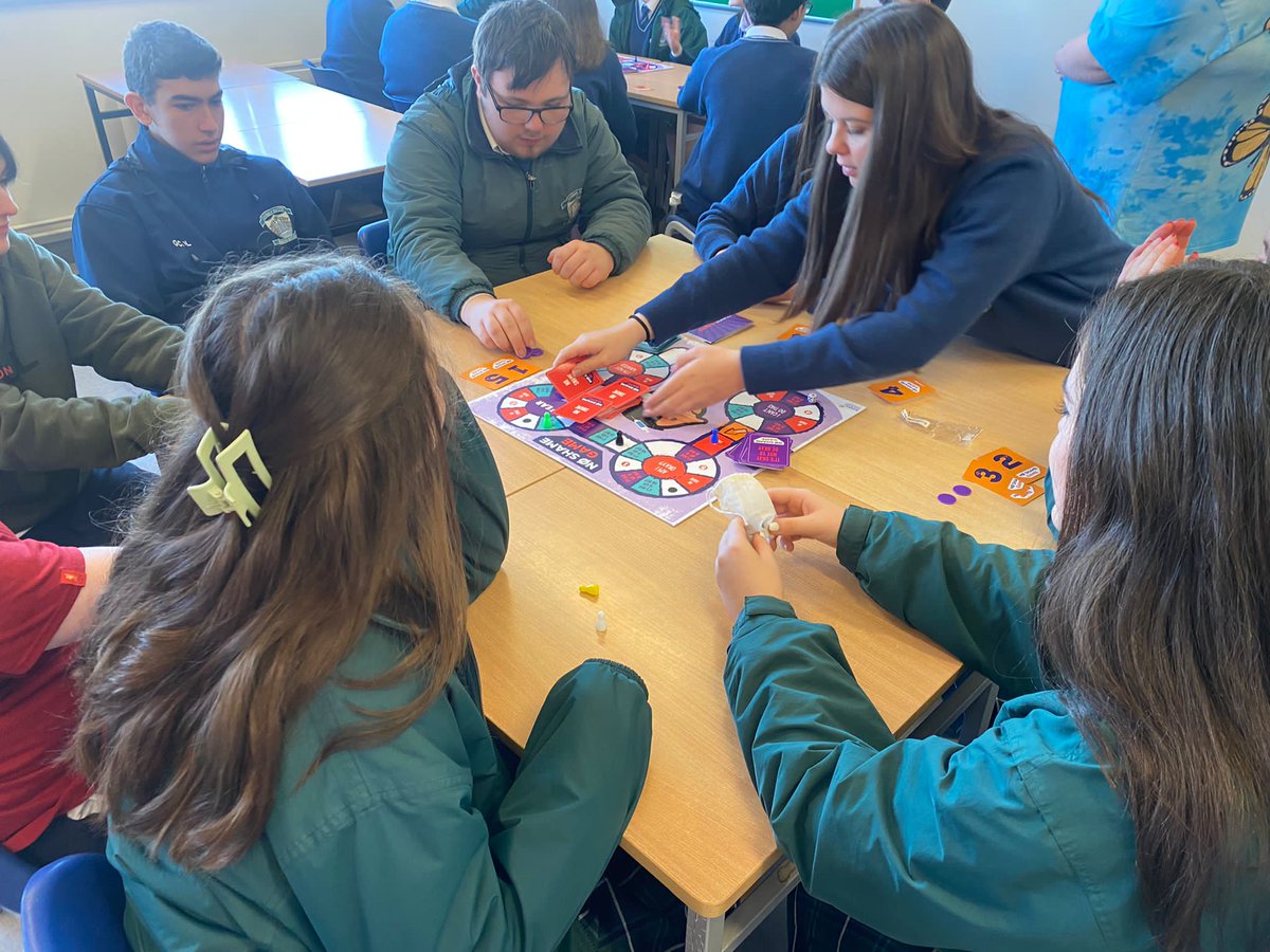 InvolveMeath's tweet image. Another workshop completed through the @talktoBOI Begin Together fund with @ColaisteNaMi TY students. No Shame game #noshamegame