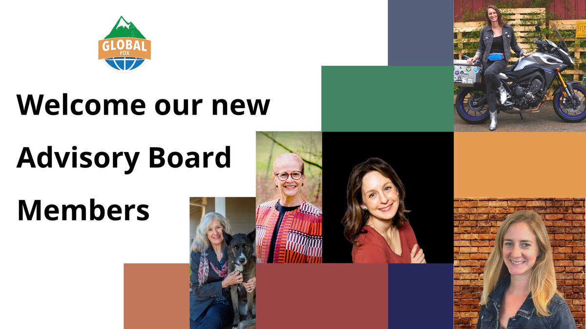 global_pdx's tweet photo. Join us in welcoming the new members of the GlobalPDX Advisory Board! We are honored to have Allie Petrina, Kim Allchurch, Sheila Matsuda, Laura Hanson and Kirsten Midura amongst our leadership heading into 2023🎇

#Global #Local #oregon @IdealistConsult @MightyEpiphyte @metgroup https://t.co/d2JsHP5uoT