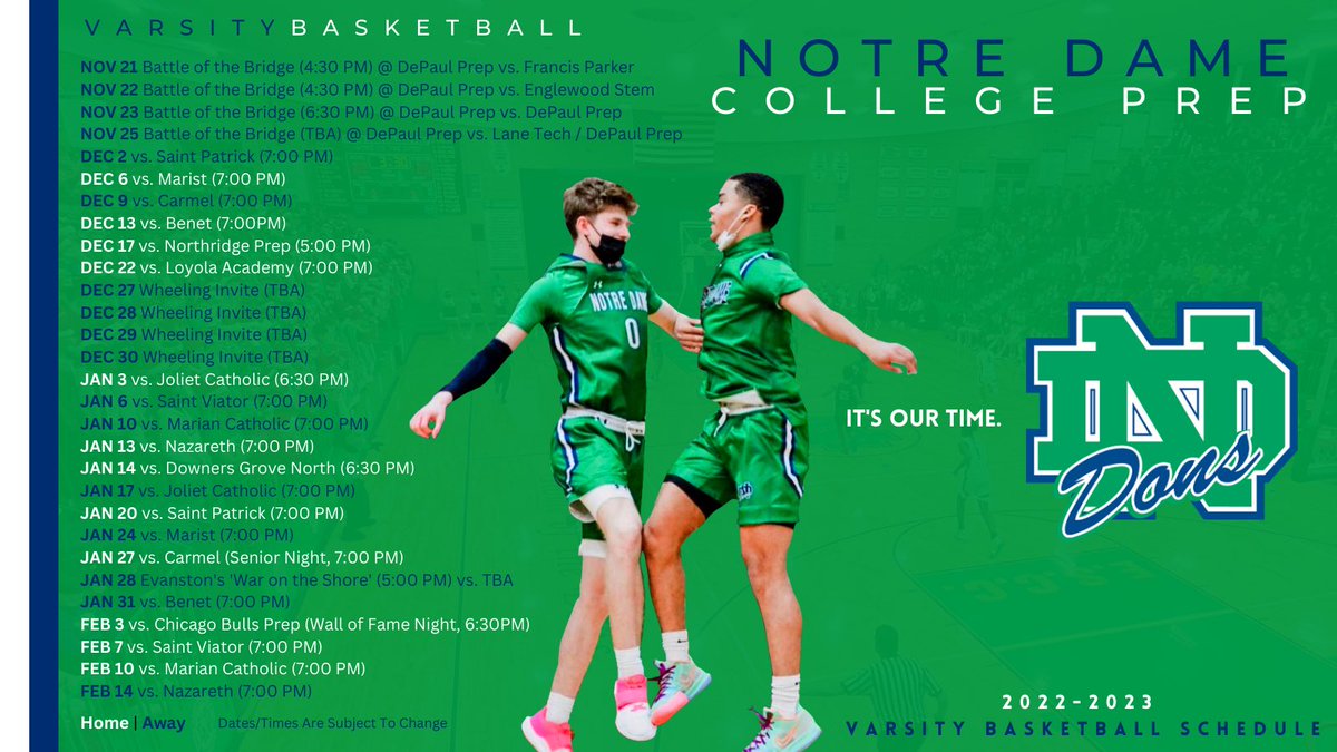 Notre Dame College Prep Athletics On Twitter It s Almost Time Here notre-dame-college-prep-athletics-on-twitter-it-s-almost-time-here