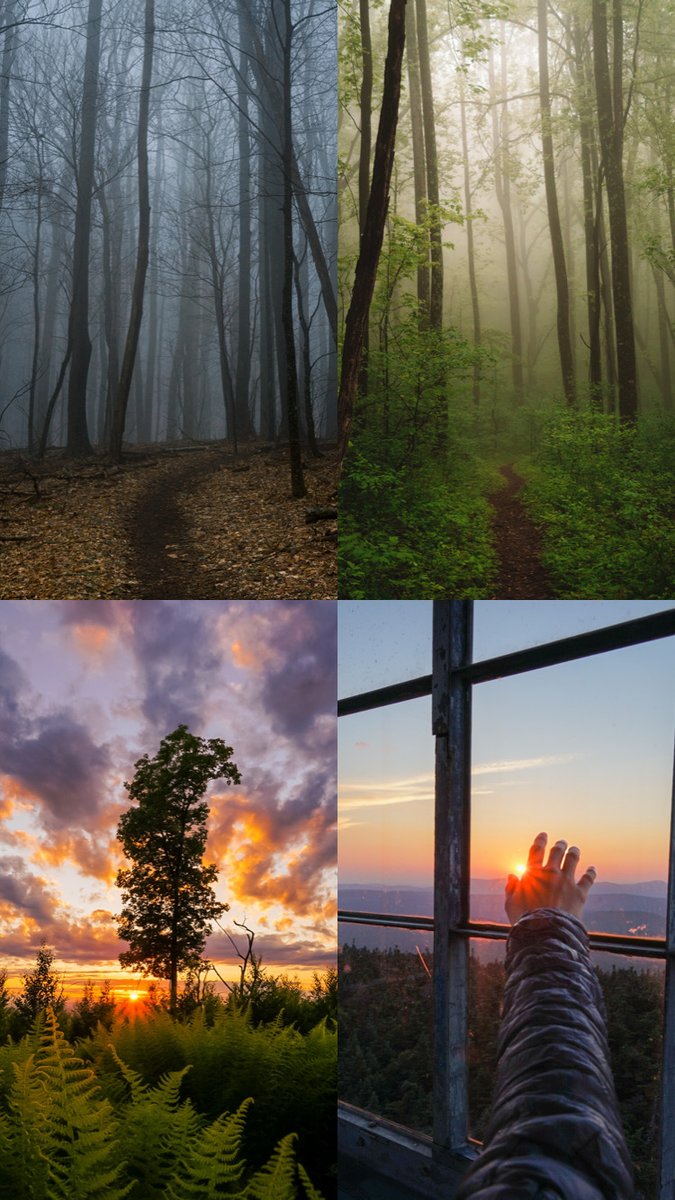Next set of limited edition signed prints now available. Two weeks only💫 

Featured artworks (from left to right):
1. Gloomy Afternoon
2. Viridescent
3. New Jersey Sunset
4. Stratton Fire Tower 

All taken along my 2,200 mile long journey from Georgia to Maine.