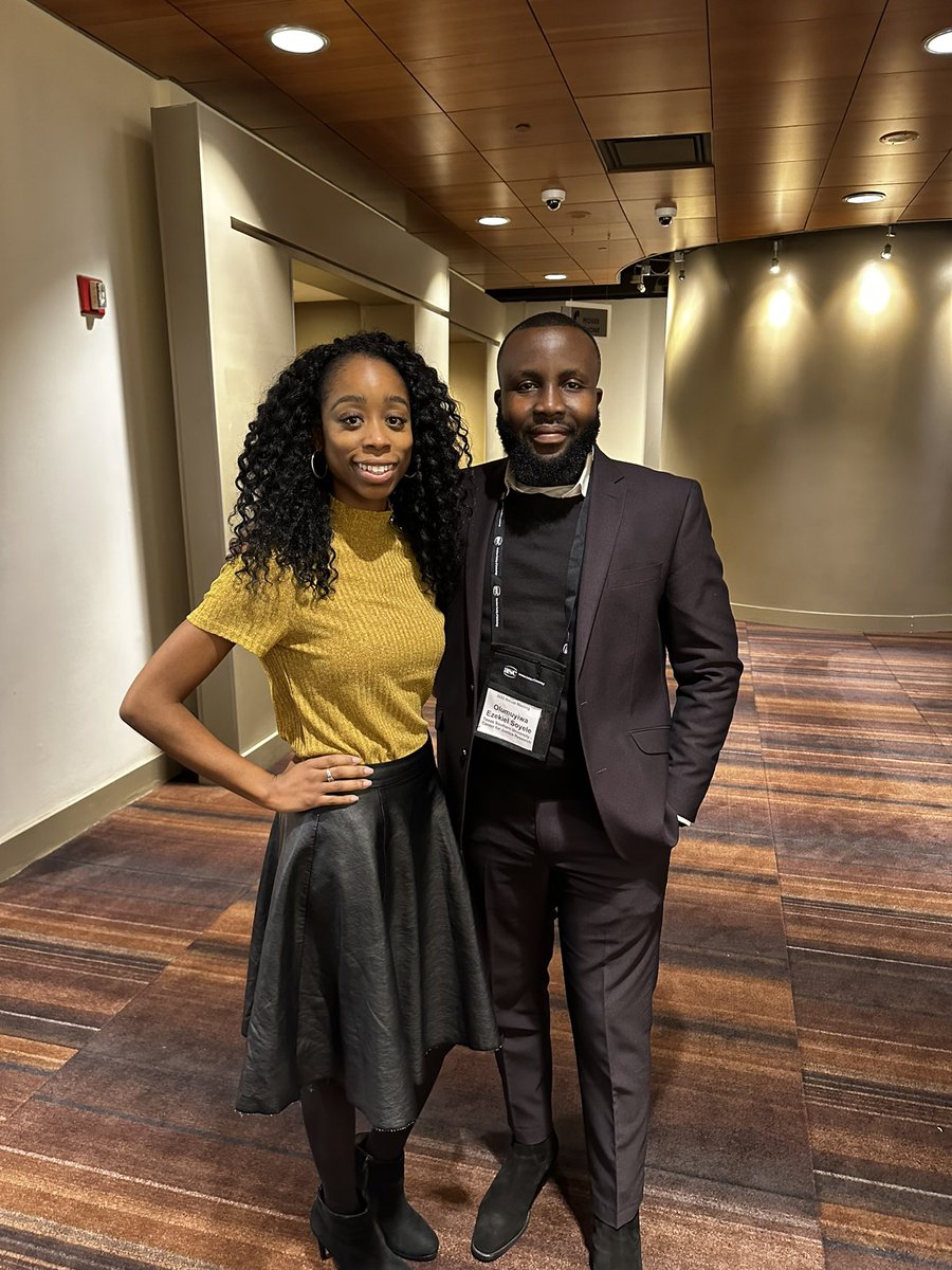 cjresearchtsu's tweet photo. Look who took time to take a photo together. Two of our doctoral researchers at #asc2002 in Atlanta, GA | @DeniseDBrown_ @ezzykul @TexasSouthern https://t.co/5w1YesRc7q
