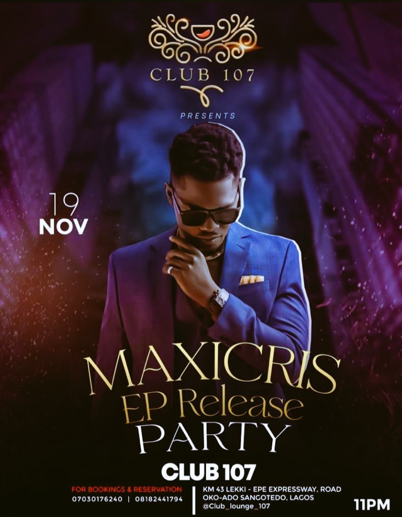 EP Release Party @IamMaxiCris #MomentInTime Don't Miss It 💽🔉