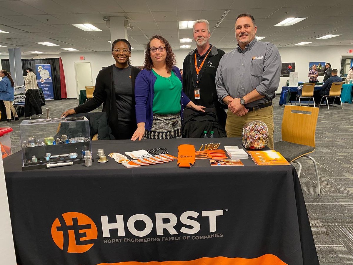 horsteng's tweet photo. @GoodwinUniv Career Fair tonight! Come say hello to #teamhorst 
#advancedmanufacturing #precisionmachining #manufacturing #familybusiness https://t.co/6m0Ax87hys