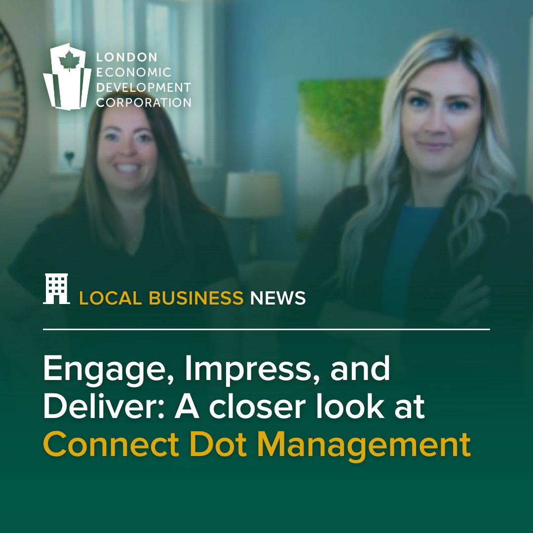📝 <a href="/ConnectDot/">Connect Dot Management Inc.</a>, a leading corporate #eventplanning and #marketing company, has grown steadily over the past decade with help from Meaghan Holder, who has recently been named Vice President and company shareholder 🎉  

Read more here: bit.ly/3Gj27uE

*📸 <a href="/BizLondonMag/">Business London</a>