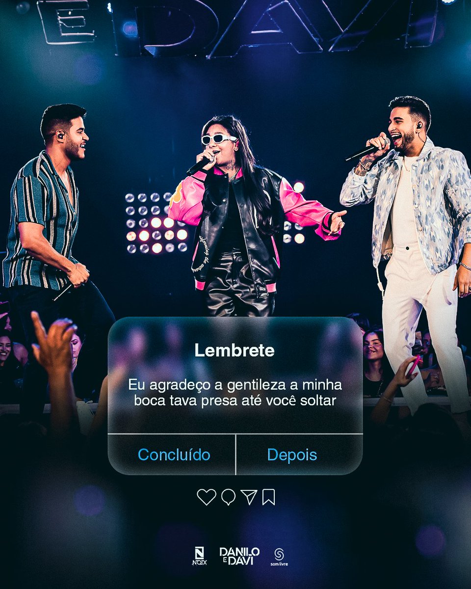 DaniloeDavi's tweet image. Gratidão a quem não deu valor 😜🙏.

OUÇA AGORA: somlivre.lnk.to/Pode_Ou_Nao_Po…

#single #lançamento #sertanejo #funk #dupla #hit #podeounaopode #solteiro