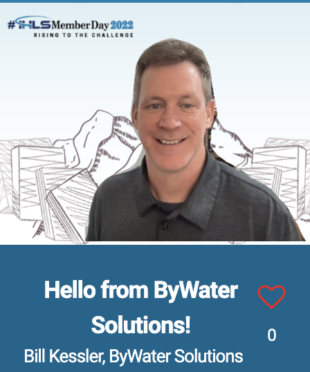 ByWaterSolution's tweet photo. Our very own Bill was thrilled to attend the @ILHeartlandLS #IHLSMemberDay2022 today! Thanks for letting ByWater be a part of the day!
#IHLSMemberDay2022 #IHLS #illinoislibraries #libraries #librariesofinstagram #librarians #opensource https://t.co/DAtz2TXyoL