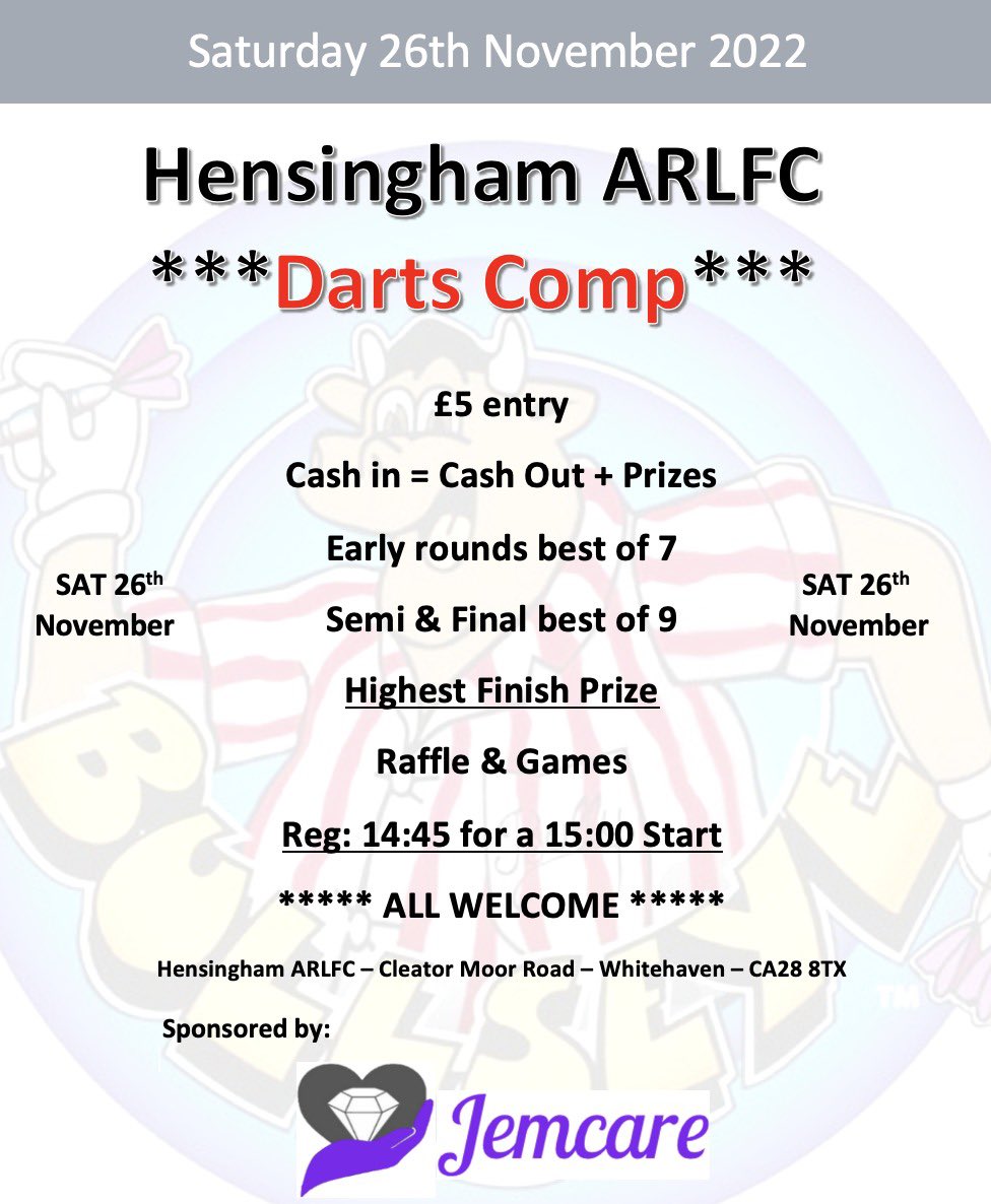 Hensingham Darts team tweet media