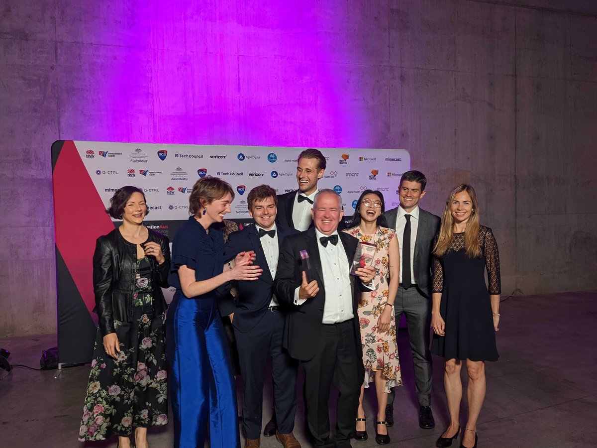 Thank you <a href="/Innov_Aus/">InnovationAus</a>! Beyond proud we went home with not 1 but 2 awards last night!
