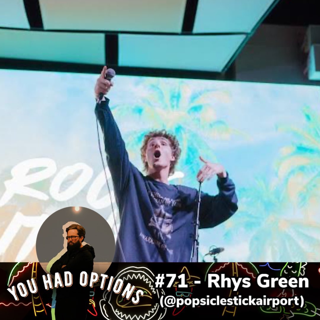 New episode is up with the very nice and talented Rhys Green of the very nice and talented <a href="/popstickairport/">popsiclestickairport</a>. Check it out wherever you get podcasts!