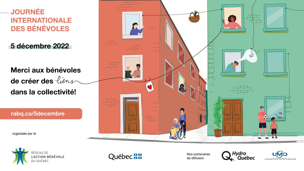 La Journée internationale des bénévoles, c'est bientôt! 

Nous vous rappelons que les Finales des JDQ sont toujours à la recherche de bénévoles pour assurer une expérience mémorable aux jeunes!

Prochaine édition : RDL 2022 
Pour s'inscrire --&gt; bit.ly/3XdMvi8 
Merci !