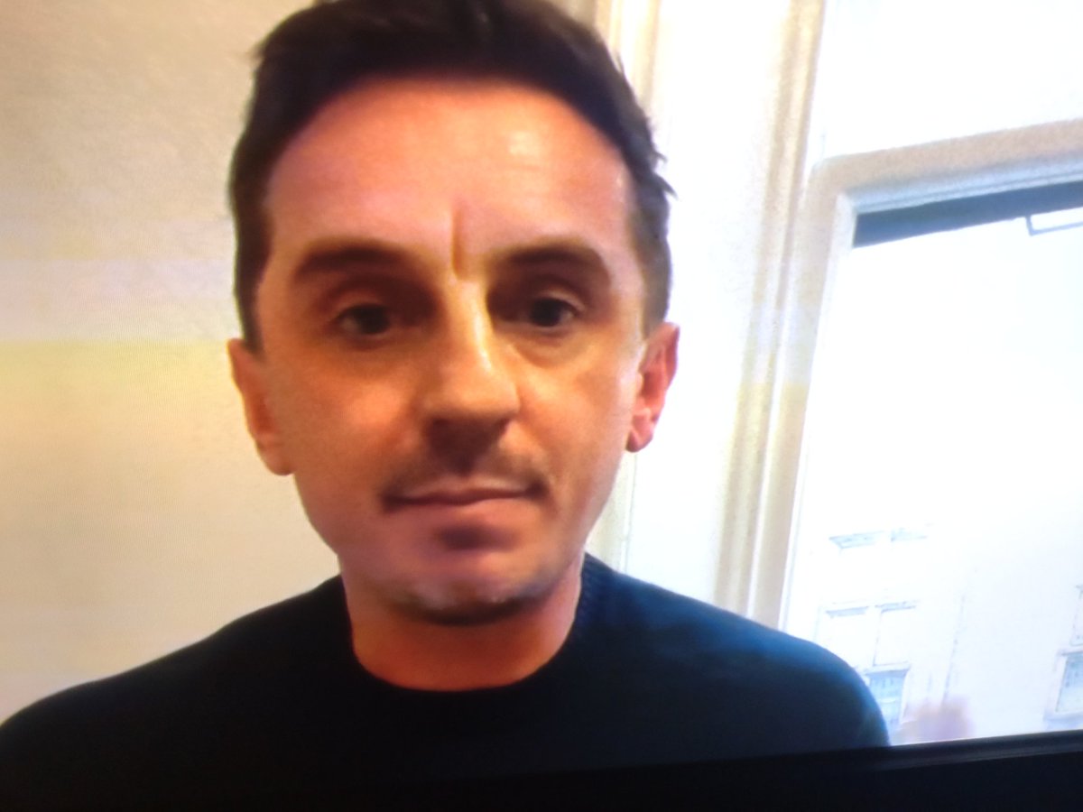 Chinfdmndgmes's tweet photo. @StretfordPaddck has Gary Neville always had a coin slot in his forehead? Or is that new? 🤣 https://t.co/Cv0wAovgIO