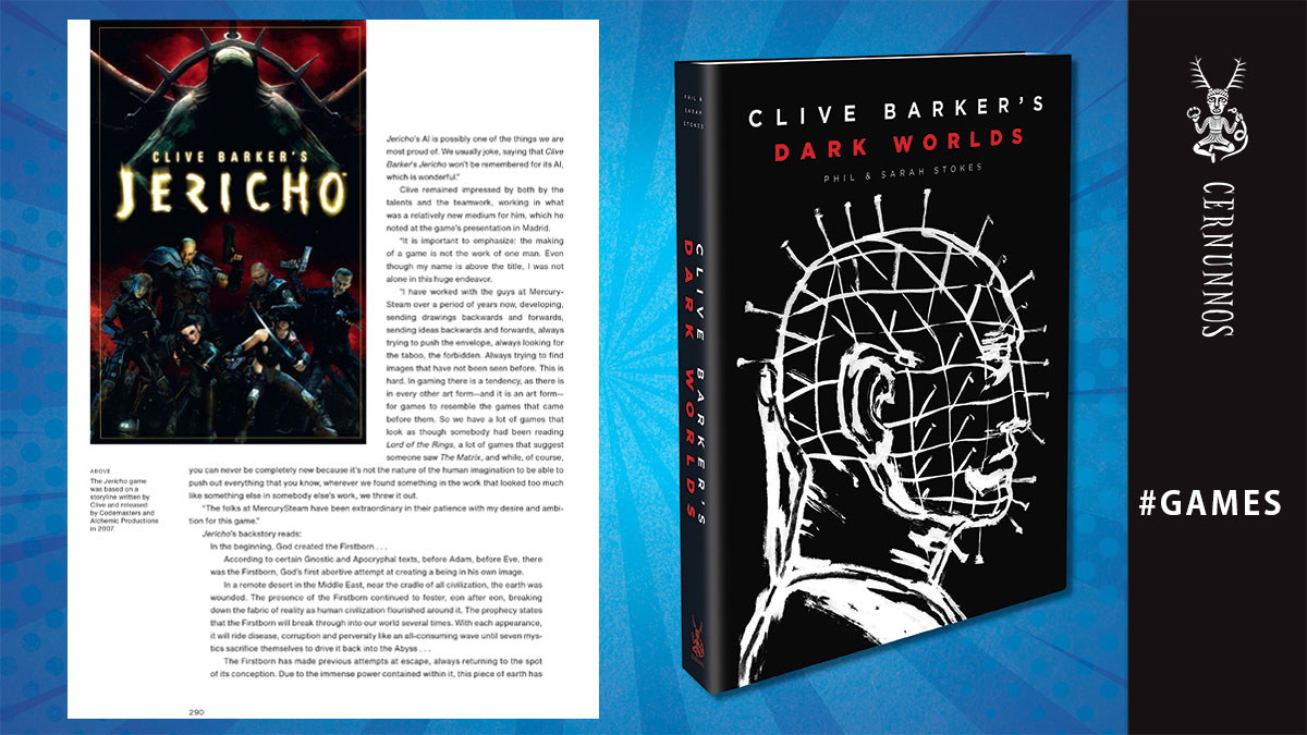 clivebarkerinfo's tweet photo. 🎮The diversity of Clive Barker's life and work in Dark Worlds - out now. #Games @Codemasters @ABRAMSbooks @AbramsChronicle https://t.co/hz7CT0DthK https://t.co/q6LLDsm2Vv